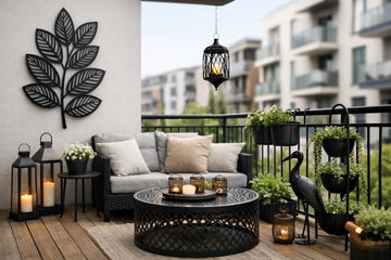 Dekoracje metalowe na balkon w bloku - wybór