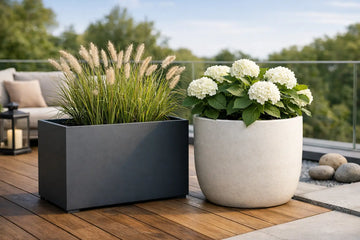 Donice metalowe czy ceramiczne na taras?