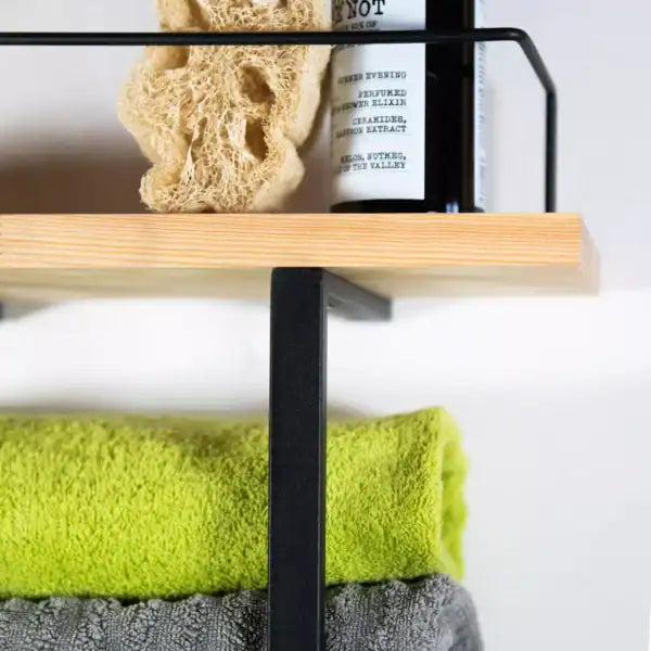 Półka Łazienkowa z Wieszakiem - Nowoczesny Design, Solidna Konstrukcja - zdjęcie 6 - Kapaga