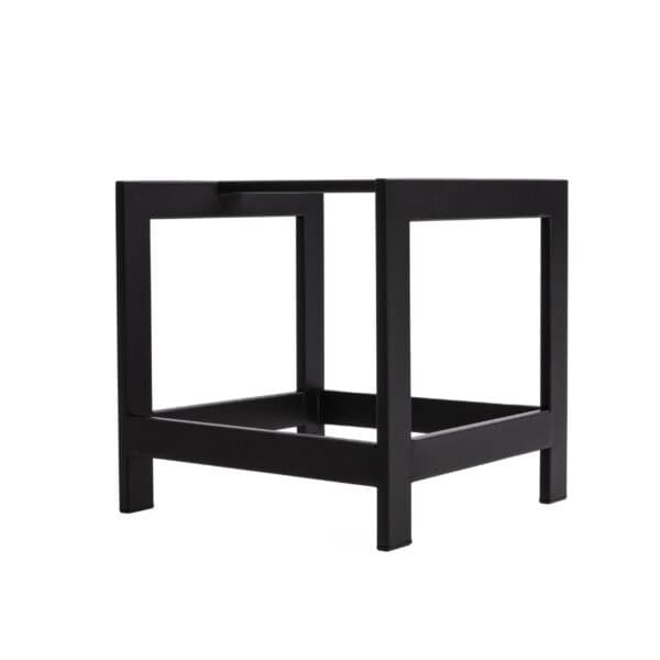 Stojak na drewno kominkowe stalowy lakierowany proszkowo 25x25x25 cm – Trwały i wielki