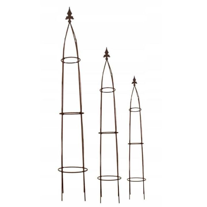 Pergola Ogrodowa Obelisk - Stalowa Podpora do Roślin Pnących 120/150/180 cm - zdjęcie 3 - Kapaga