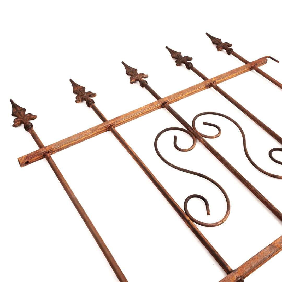 Rdzawy Płotek Dekoracyjny 66×75 cm - Nowoczesne Obrzeże Metalowe - zdjęcie 6 - Kapaga