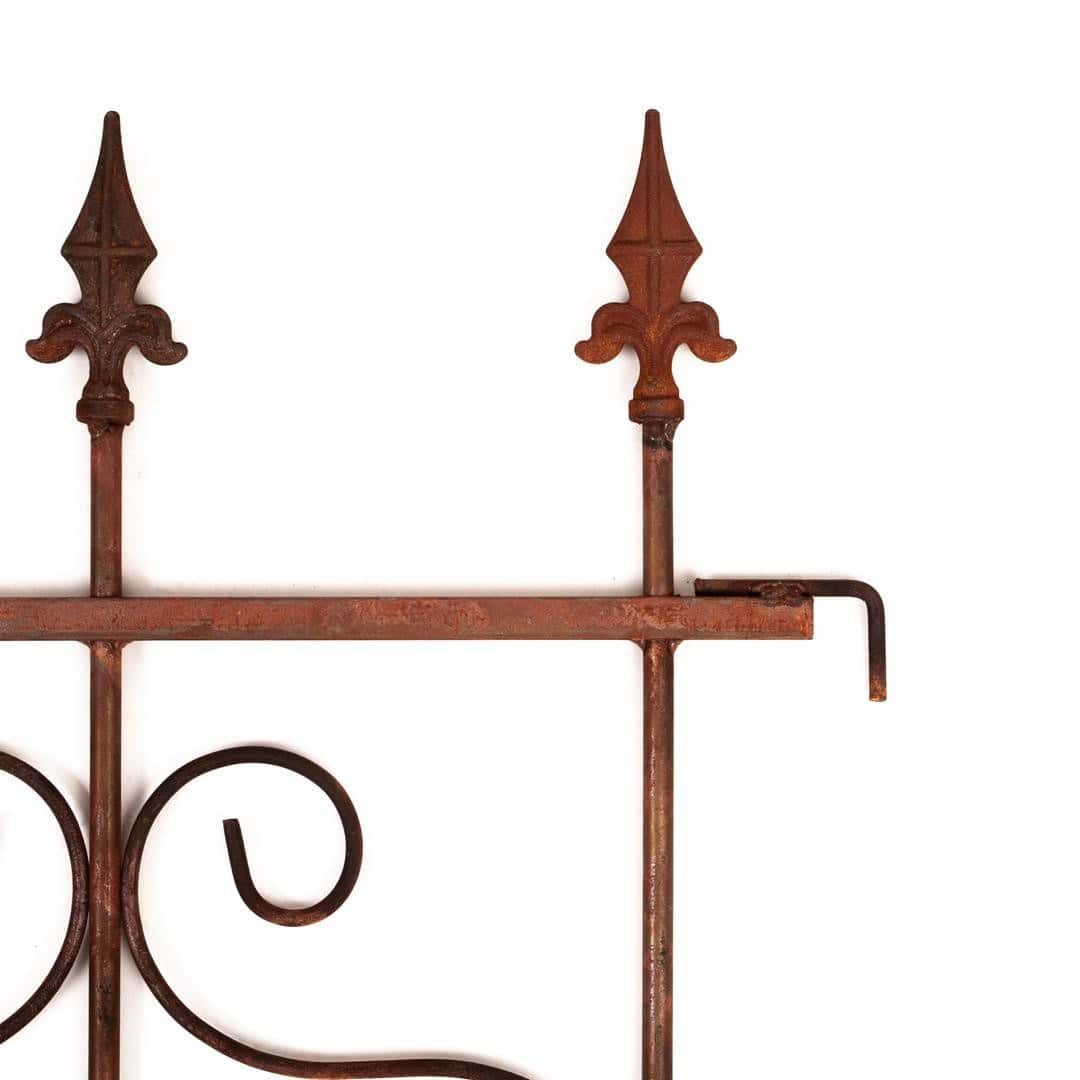 Rdzawy Płotek Ogrodowy z Wzorem 46×60 cm - Trwałe Metalowe Obrzeże Ogrodowe - zdjęcie 7 - Kapaga
