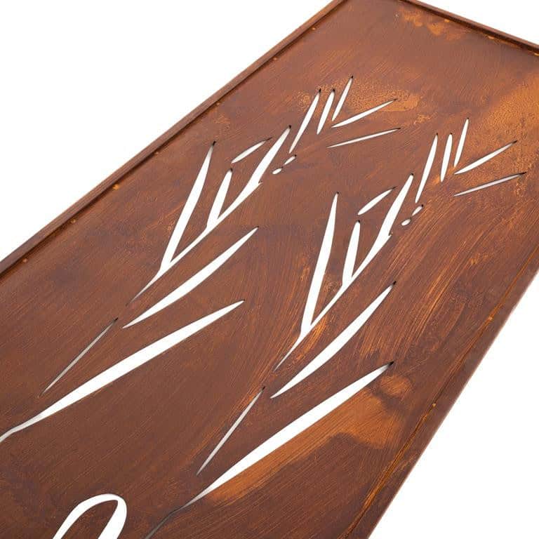 Panel Parawan Corten 160 x 50 - Wytrzymała Osłona na Krzewy i Dekoracja Ogrodu - zdjęcie 3 - Kapaga