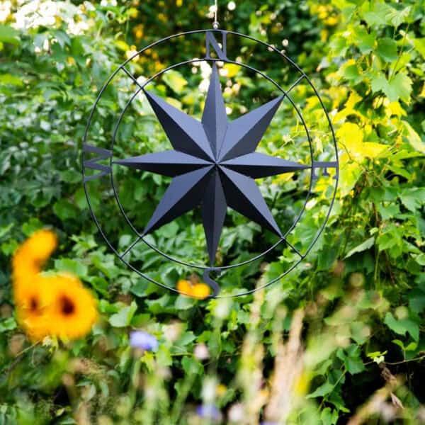 Róża Wiatrów 75 cm - Stylowa Metalowa Ozdoba Ścienna na Zewnątrz i do Wnętrz - zdjęcie 28 - Kapaga