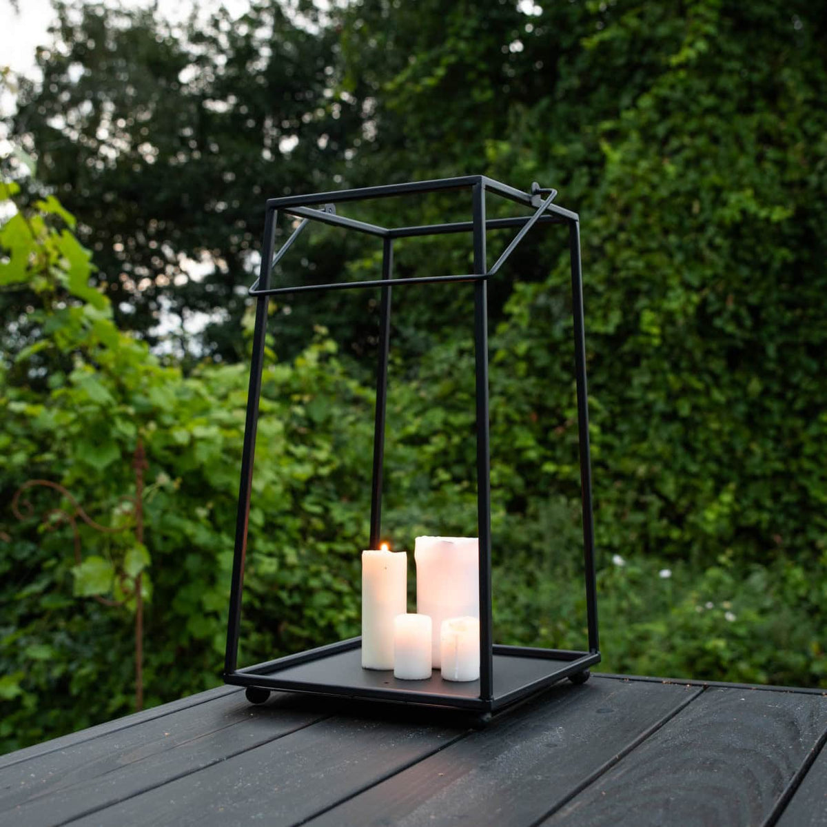 Lampion Czarny w Stylu Loft - Designerskie Oświetlenie - zdjęcie 2 - Kapaga
