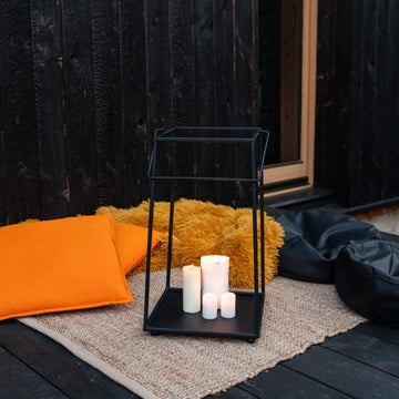 Lampion Czarny w Stylu Loft - Designerskie Oświetlenie - Kapaga