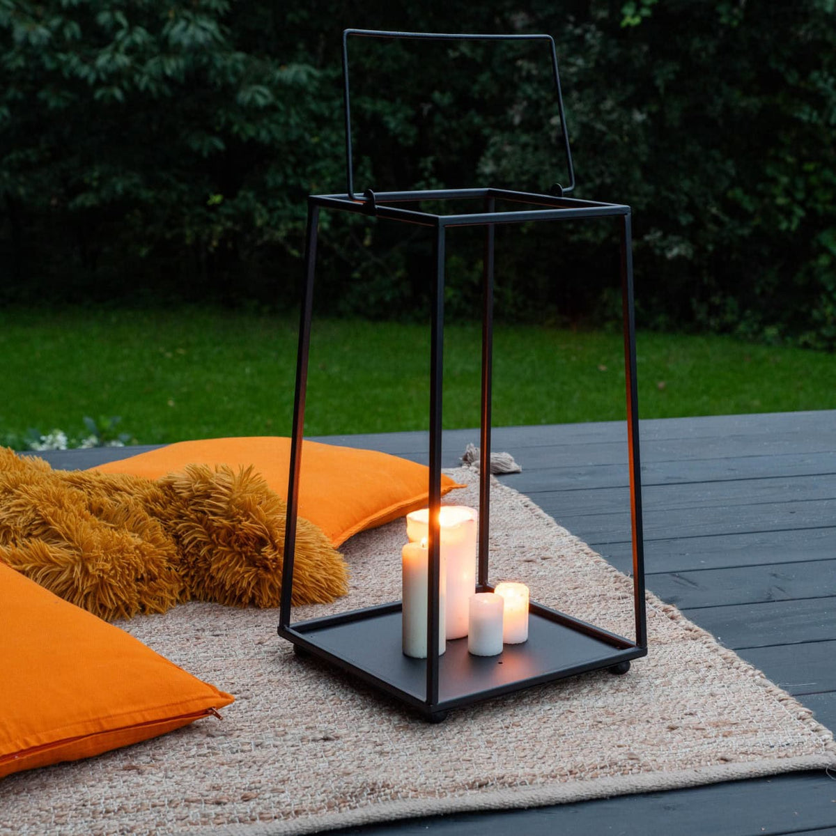 Lampion Czarny w Stylu Loft - Designerskie Oświetlenie - zdjęcie 4 - Kapaga