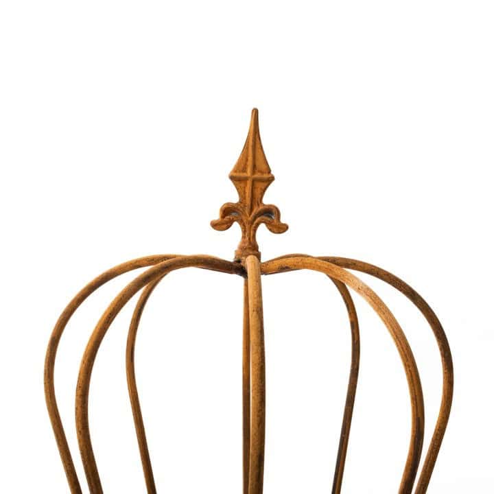 Korona Rdzawa Corten - Metaloplastyka Ogrodowa Ślubna Dekoracja Króla i Królowej 50 cm - zdjęcie 4 - Kapaga