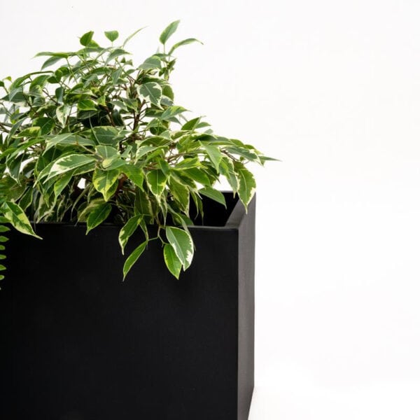 Stylowy Kwietnik Metalowy Loft z Dużą Doniczką na Taras - Wysoka Osłonka 25 cm - zdjęcie 6 - Kapaga