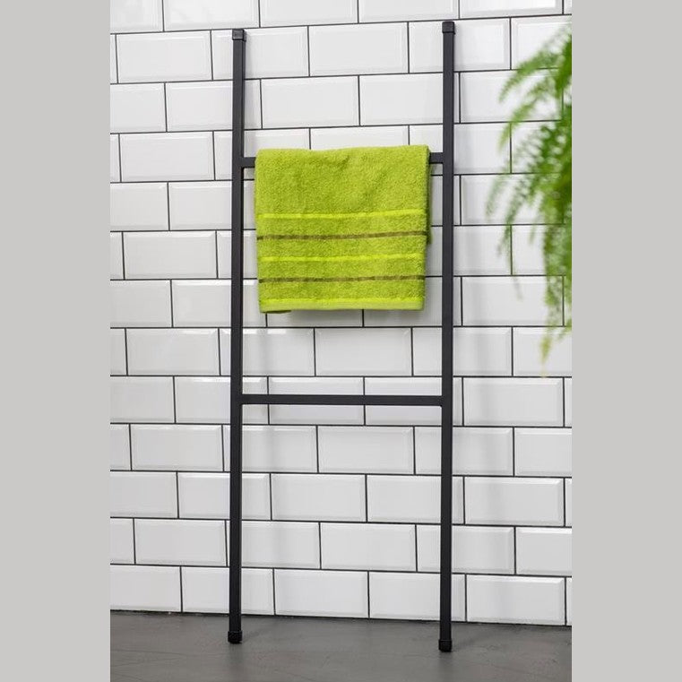 Elegancka Drabinka Łazienkowa - Czarne Stalowe Wykończenie, Dostępna w Długości 140 cm i 120 cm - zdjęcie 12 - Kapaga
