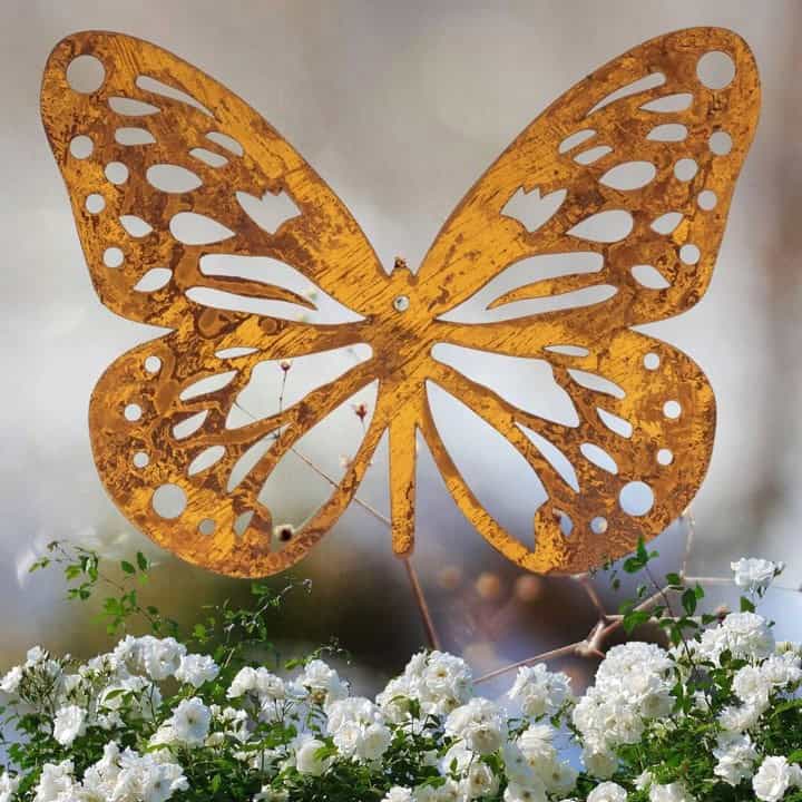 Motyl Ogrodowy Dekoracja - Wiosenna Stojąca Dekoracja do Wbicia 20 cm - zdjęcie 4 - Kapaga