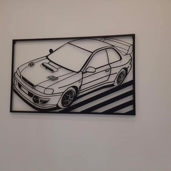 Panel Ścienny Subaru Impreza - Dodaj Rajdowy Styl do Wnętrza - Kapaga