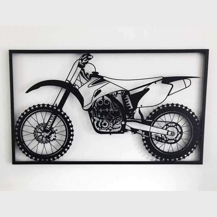 Yamaha YZF 450 - Dekoracyjny Panel Metalowy dla Miłośników Motocrossu - zdjęcie 2 - Kapaga