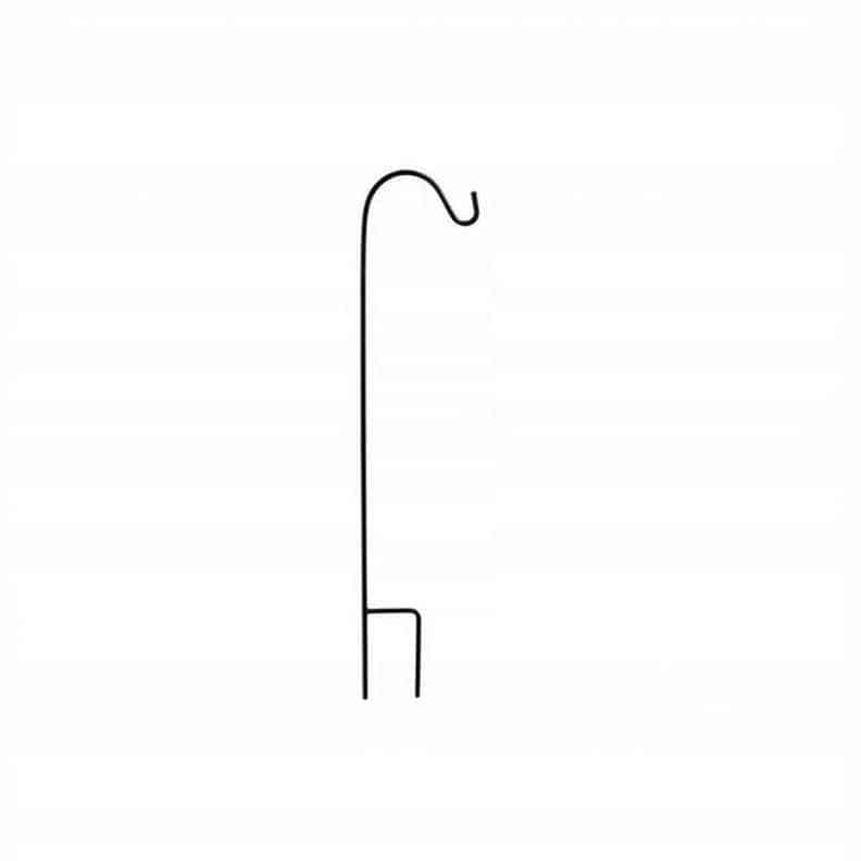 Wieszak Stojak na Latarnie Kwiaty 120 cm - Stalowy Uchwyt do Ozdabiania Ogrodu - Kapaga