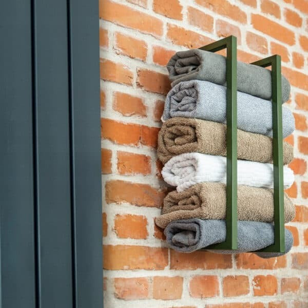 Loftowy Wieszak Ścienny na Ręczniki - Nowoczesny Design i Funkcjonalność 55 cm - Kapaga