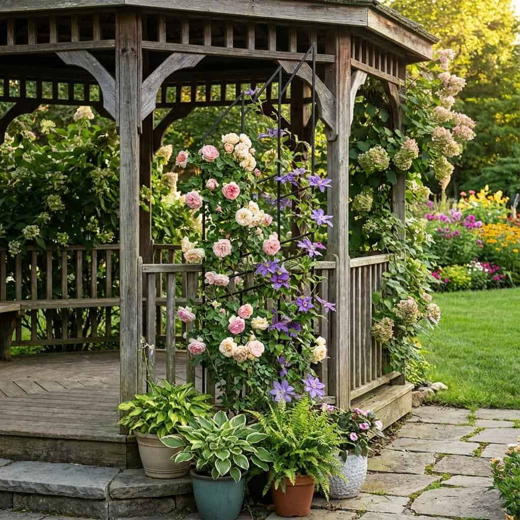 Pergola Ogrodowa Krata 200 cm - Metalowa Podpora do Pnączy i Krzewów - zdjęcie 7 - Kapaga