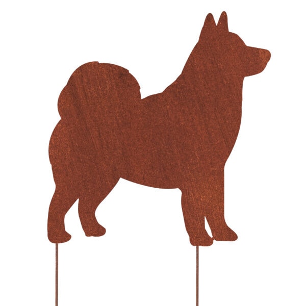 Figurka Psa Alaskan Malamute ze Stali Corten do Dekoracji Ogrodu - 36×38 - zdjęcie 2 - Kapaga