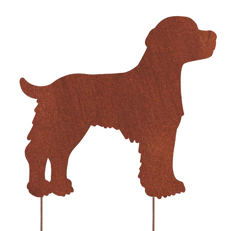 Brittany Spaniel Pies - Metalowa Dekoracja Ogrodowa Sylwetka Corten Stal - zdjęcie 2 - Kapaga