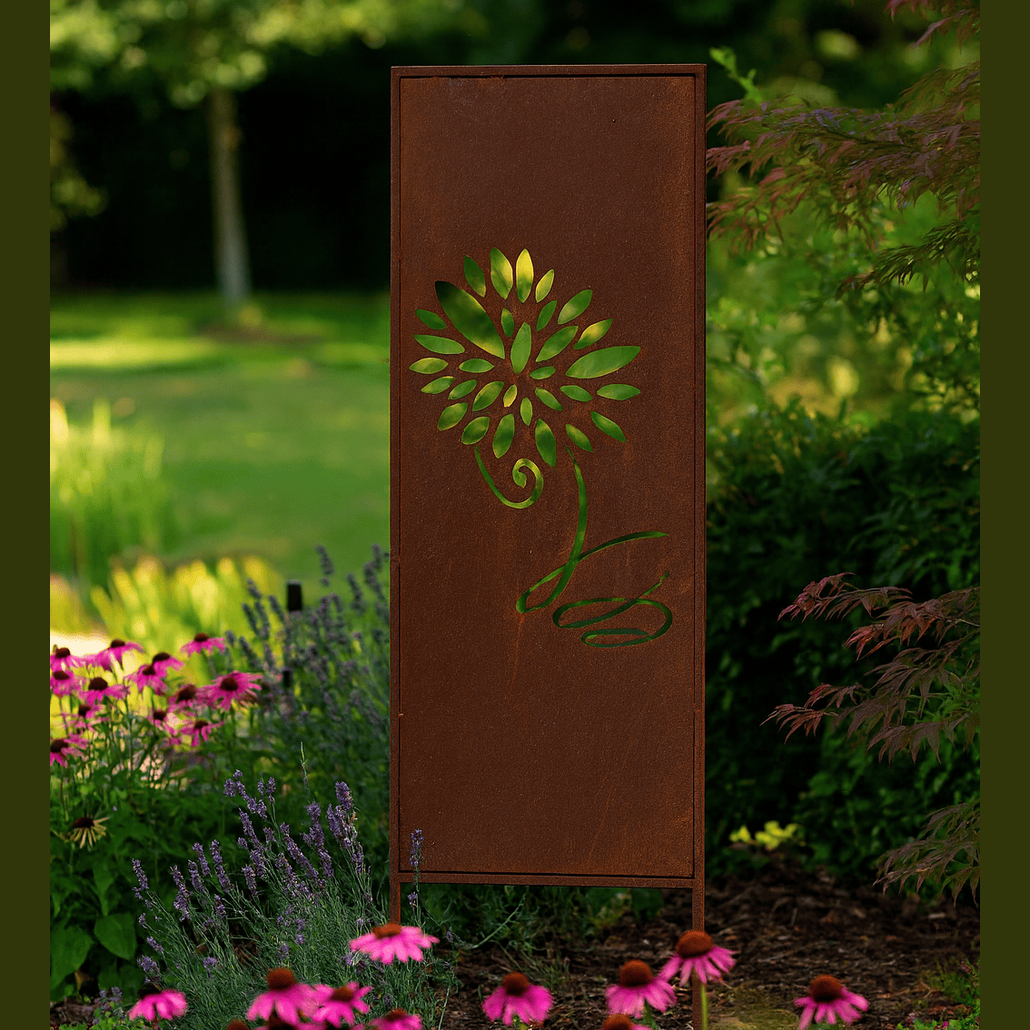 Dekoracja Ogrodowa "Słonecznik w Dłoni" 160×50 cm - Symbol Opieki - zdjęcie 2 - Kapaga