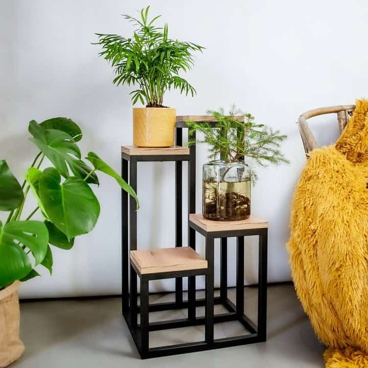 Designerski Stojak na Rośliny - Kwietnik Kaskadowy w Stylu Loft - Kapaga