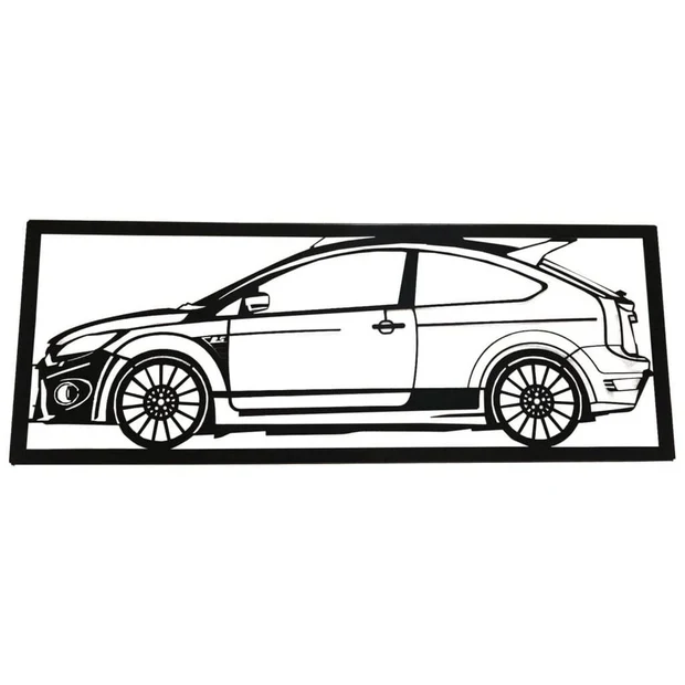 Ford focus rs MK2 – Metalowy panel ścienny dekoracyjny dla miłośników motoryzacji