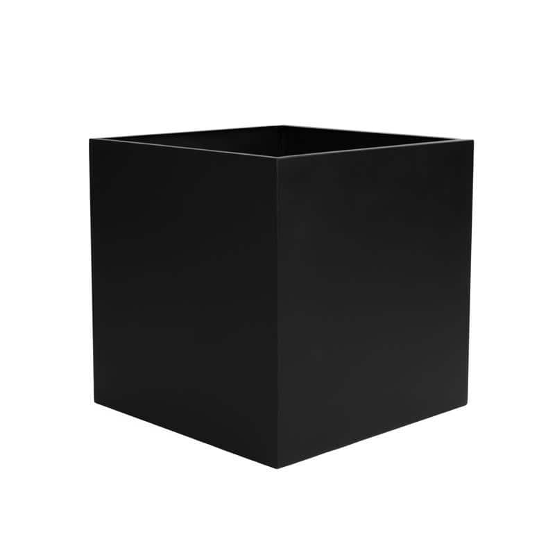 Stylowy Kwietnik Metalowy Loft z Dużą Doniczką na Taras - Wysoka Osłonka 25 cm - Kapaga