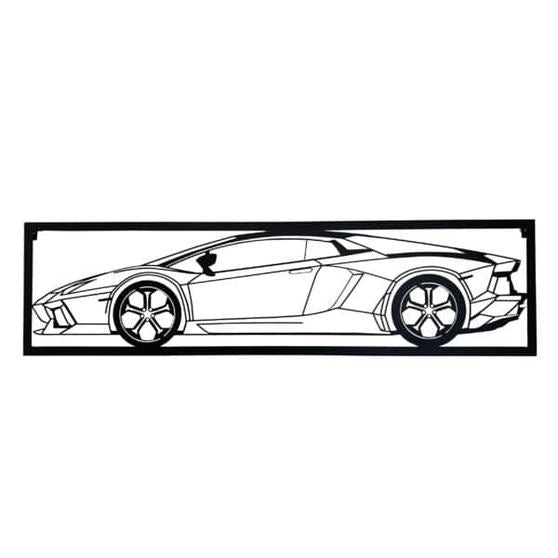 Metalowy Panel Lamborghini Aventador - Stylowa Dekoracja - Kapaga