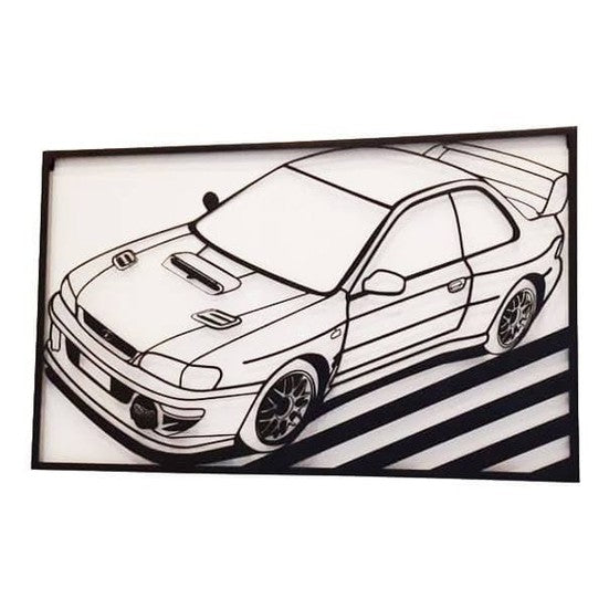 Panel Ścienny Subaru Impreza - Dodaj Rajdowy Styl do Wnętrza - Kapaga