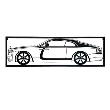 RR Wraith - Metalowe Panele Dekoracyjne Ścienne dla Miłośników Luksusowych Samochodów - Kapaga
