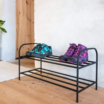 Regał na Buty Loft - Stojak Półka z 2 Poziomami - Kapaga