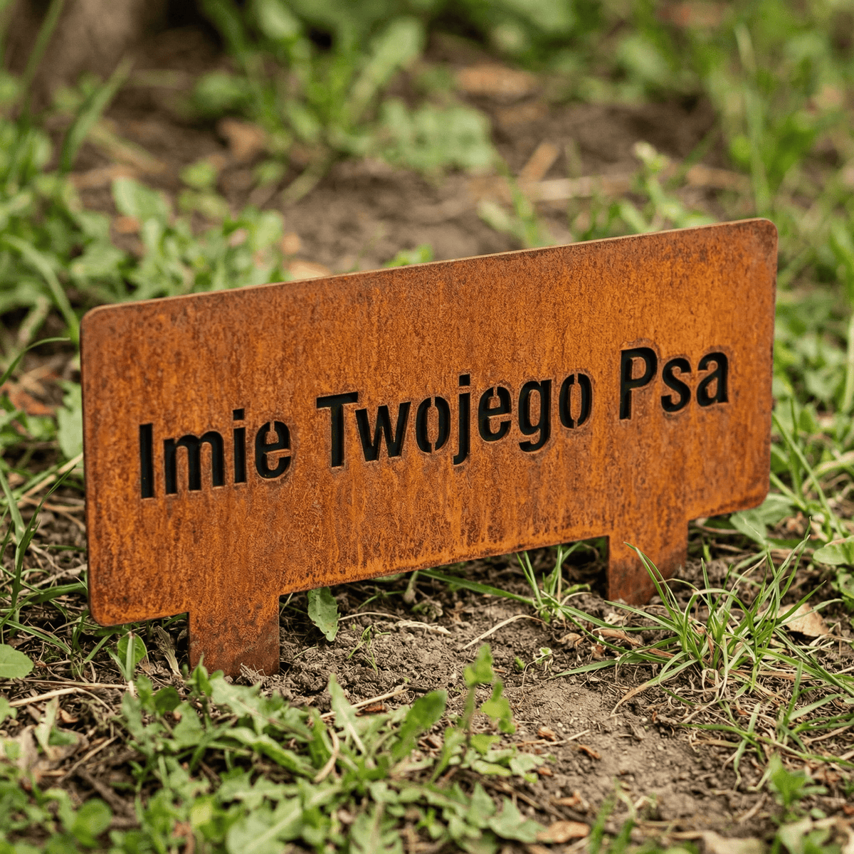 Personalizowana Tabliczka z Imieniem Psa do Ogrodu - zdjęcie 3 - Kapaga