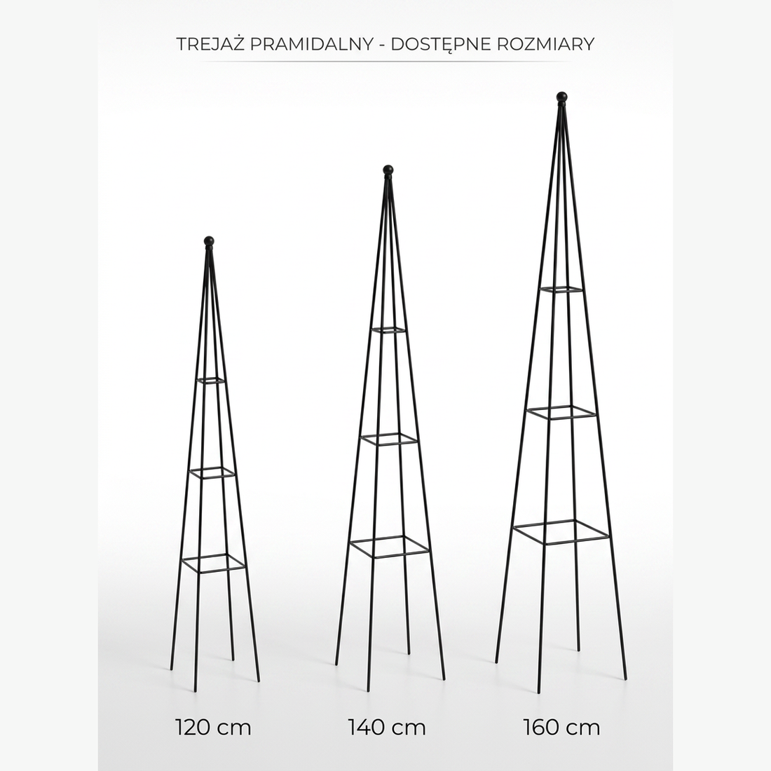 Pergola ogrodowa piramida różne rozmiary – zdjęcie 1
