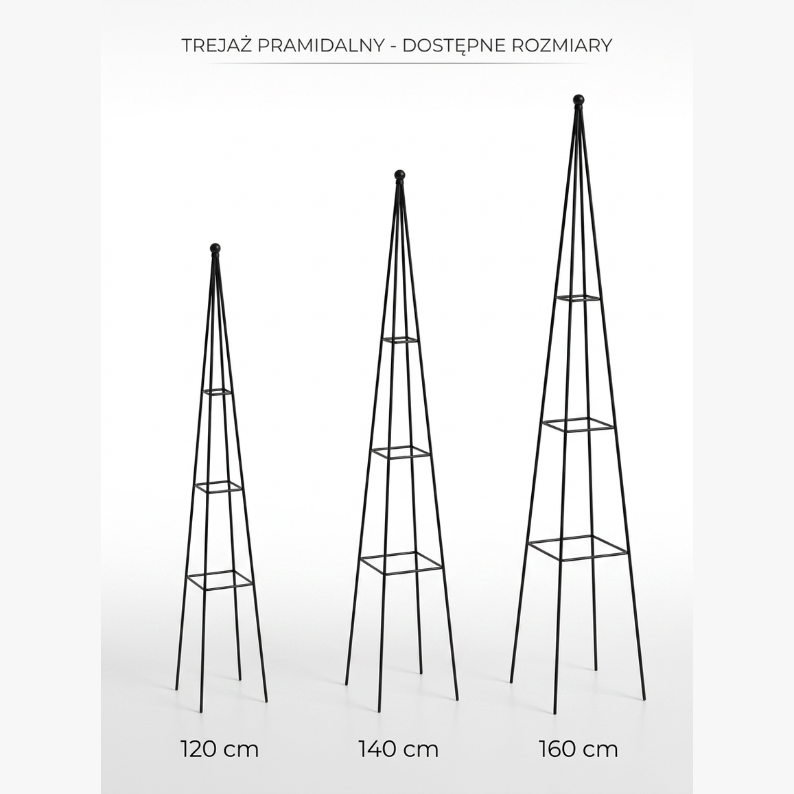 Pergola ogrodowa piramida różne rozmiary – zdjęcie 1