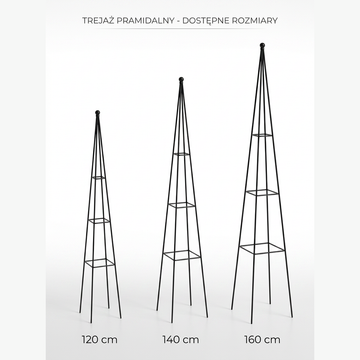 Pergola ogrodowa piramida różne rozmiary – zdjęcie 1