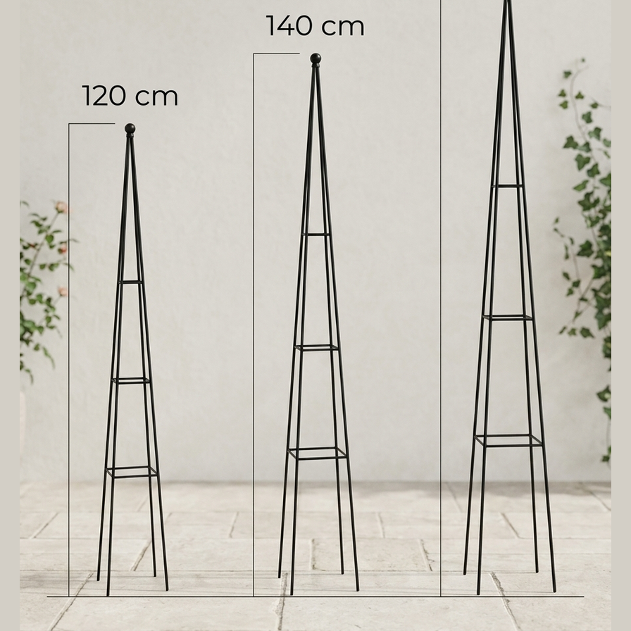 Pergola ogrodowa piramida różne rozmiary – zdjęcie 3