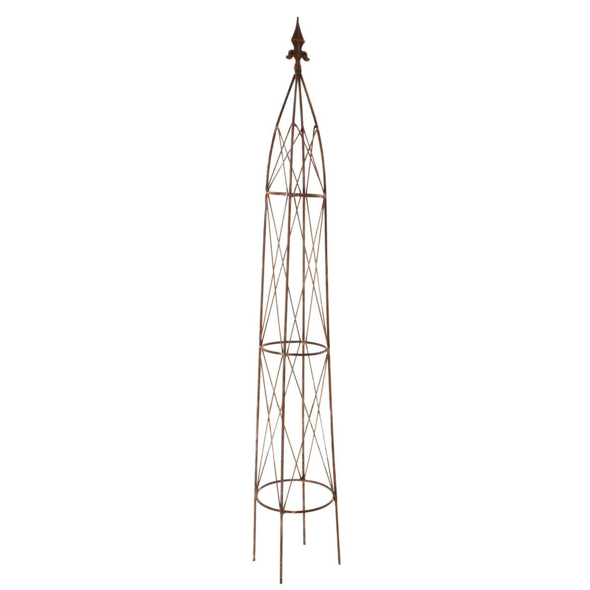 Metalowy Obelisk Piramida Pergola do Róż - Różne wysokości - zdjęcie 6 - Kapaga