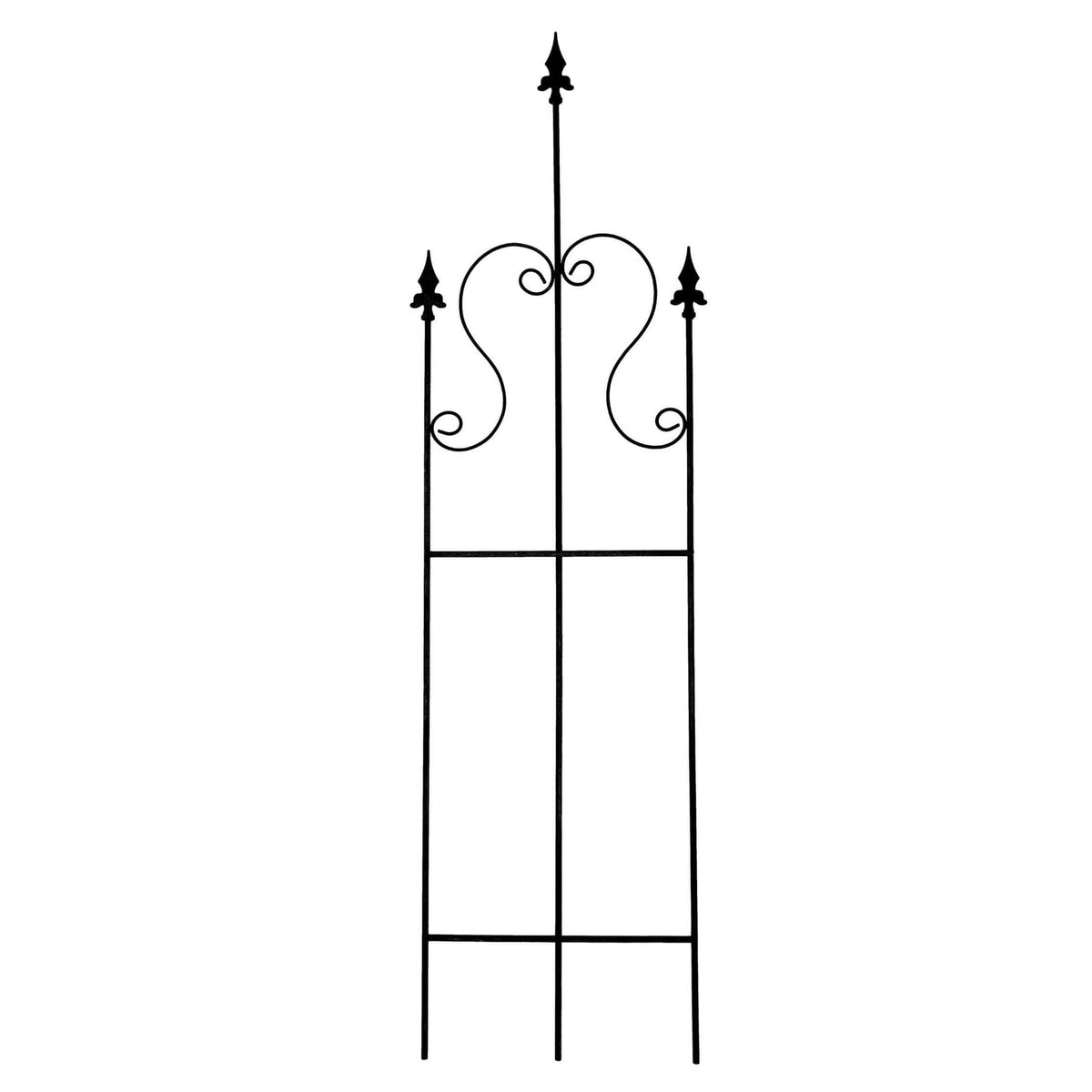 Metalowy Trejaż Ogrodowy 150 cm - Wsparcie dla Róż i Roślin Pnących - zdjęcie 2 - Kapaga