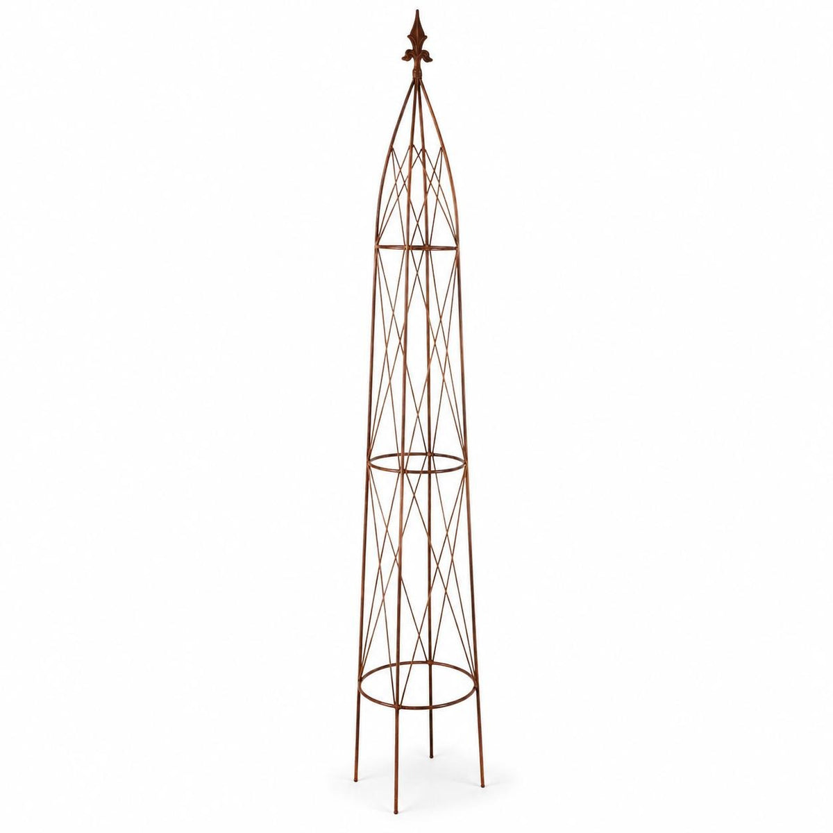 Kovový obelisk Pyramida Pergola na růže – Různé výšky